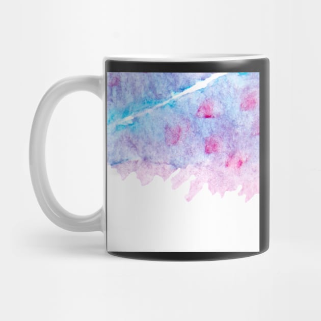 Hand drawn abstract square watercolor grunge background by AnaMOMarques
